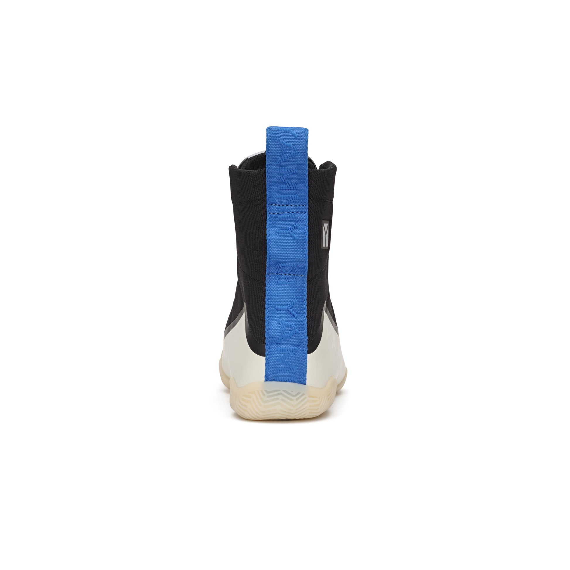 YAMMY Flux Mid Black/Bone boxing boots
