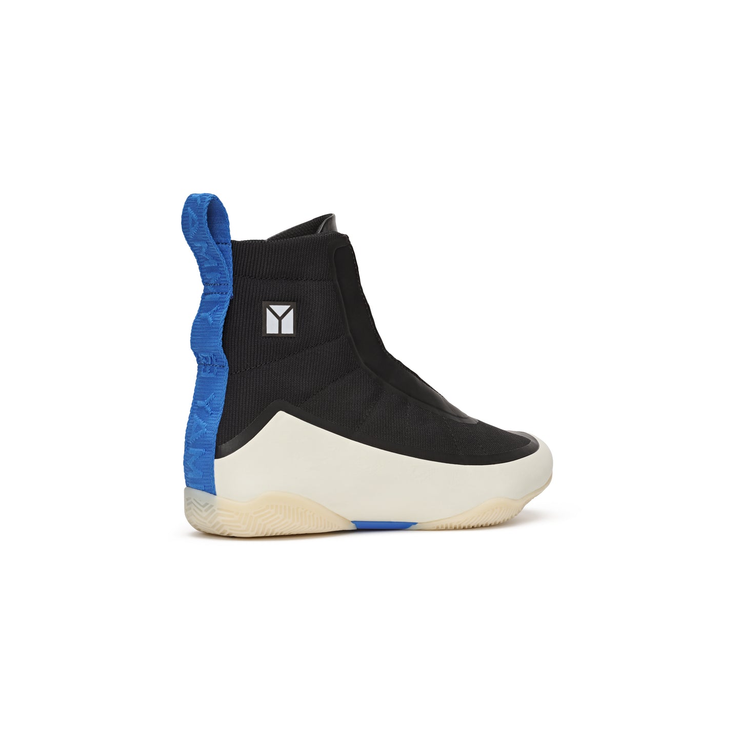 YAMMY Flux Mid Black/Bone boxing boots