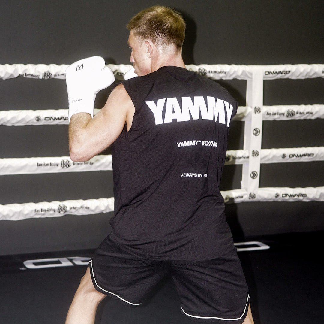 YAMMY Boxing Billboard Mesh Tank