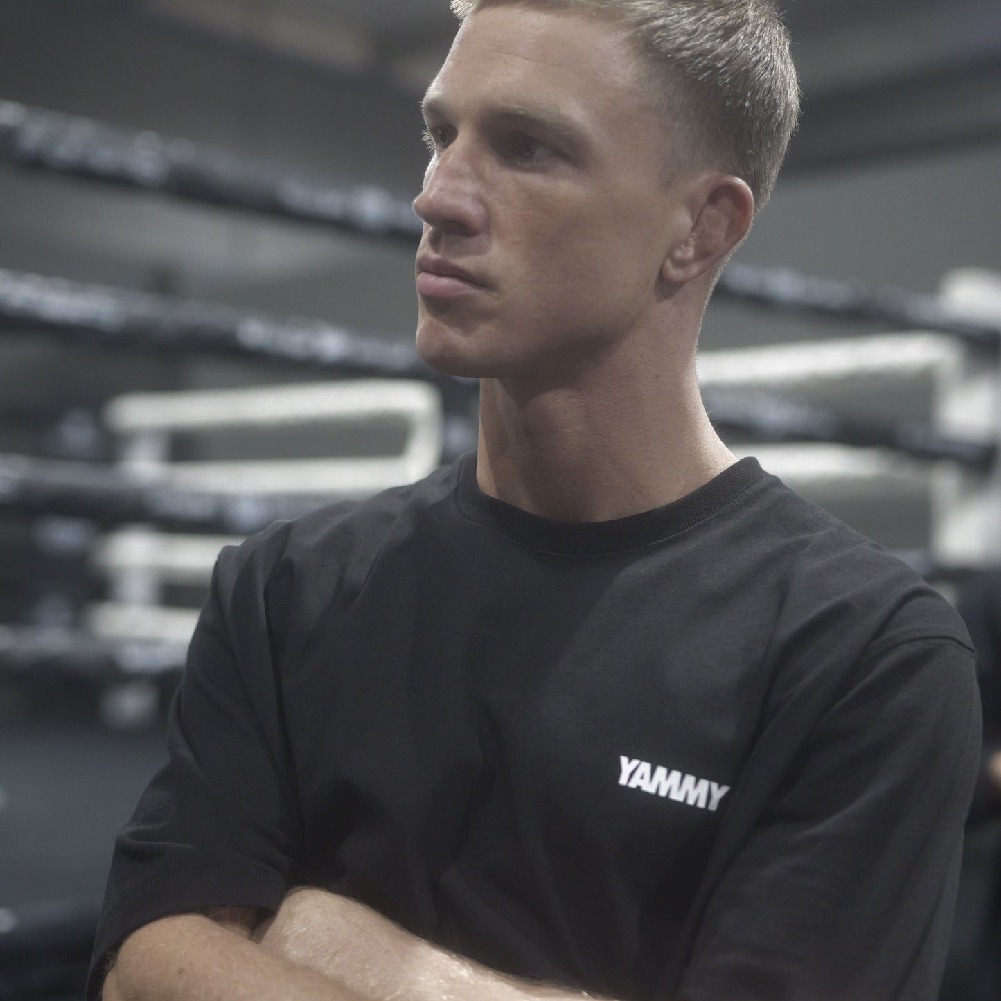 YAMMY Boxing Billboard Tshirt Black