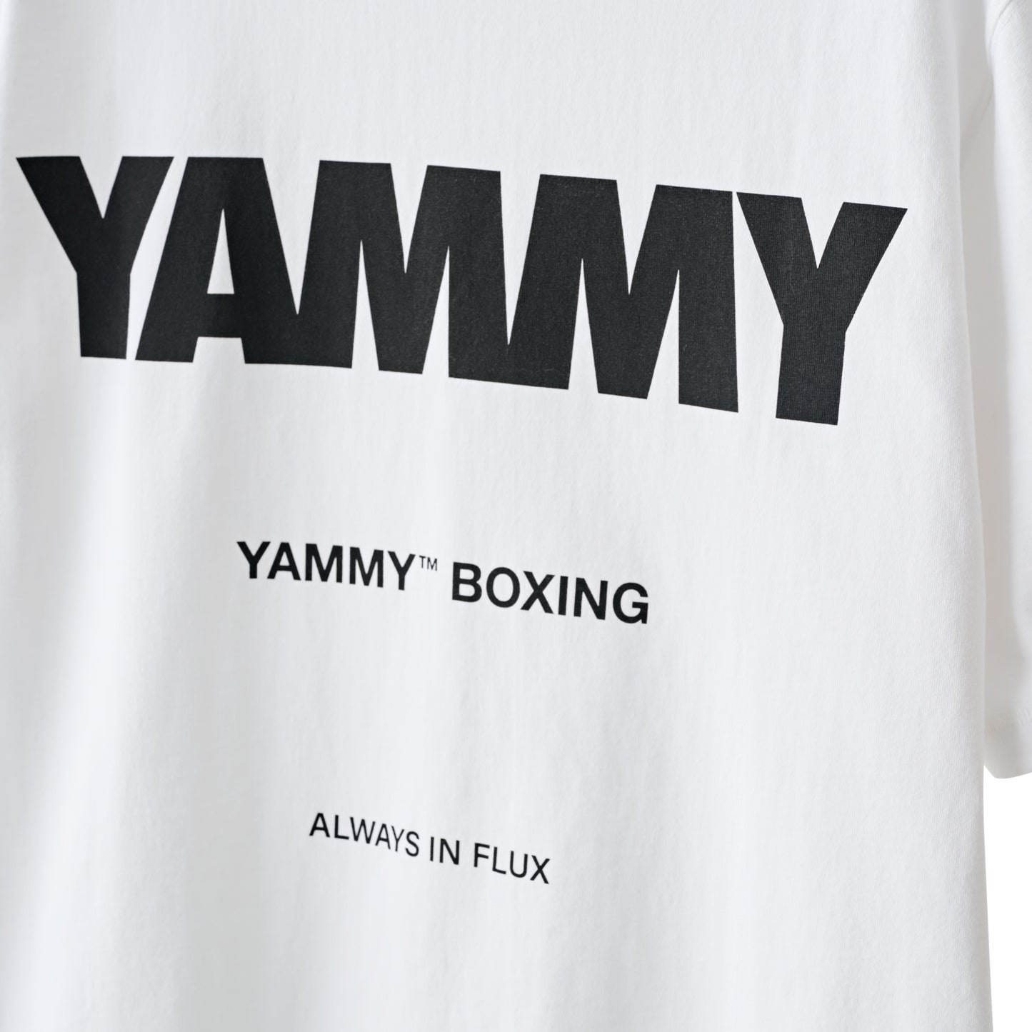 YAMMY Boxing Billboard Tshirt White