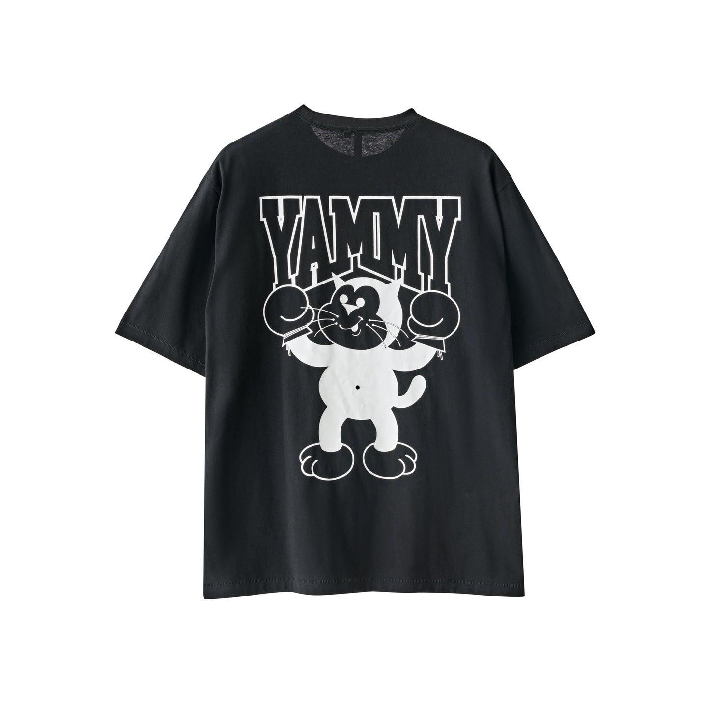 YAMMY Boxing Yam Cat Champ Tee Black