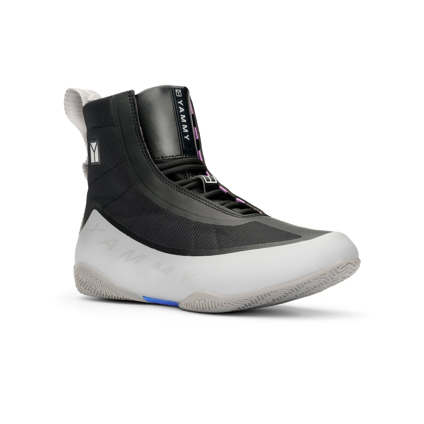 YAMMY Boxing Flux Mid Black/Warm Grey Boxing Boots