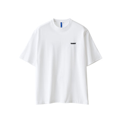 YAMMY Boxing Billboard Tshirt White