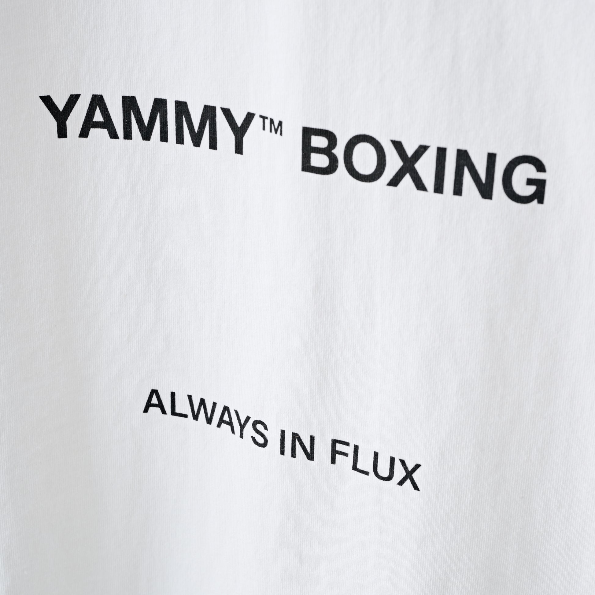 YAMMY Boxing Billboard Tshirt White