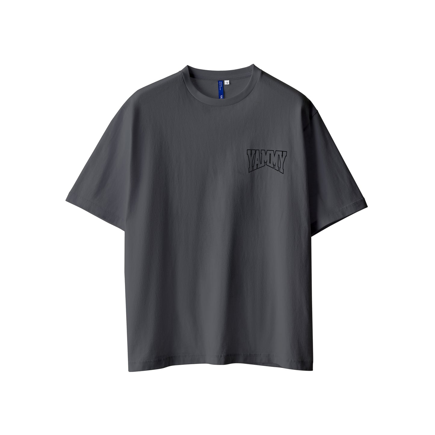 YAMMY Boxing Yam Cat Champ Tee Charcoal