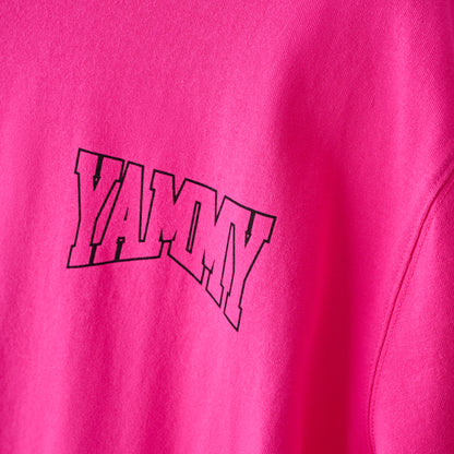 YAMMY Boxing Yam Cat Champ Tee Pink