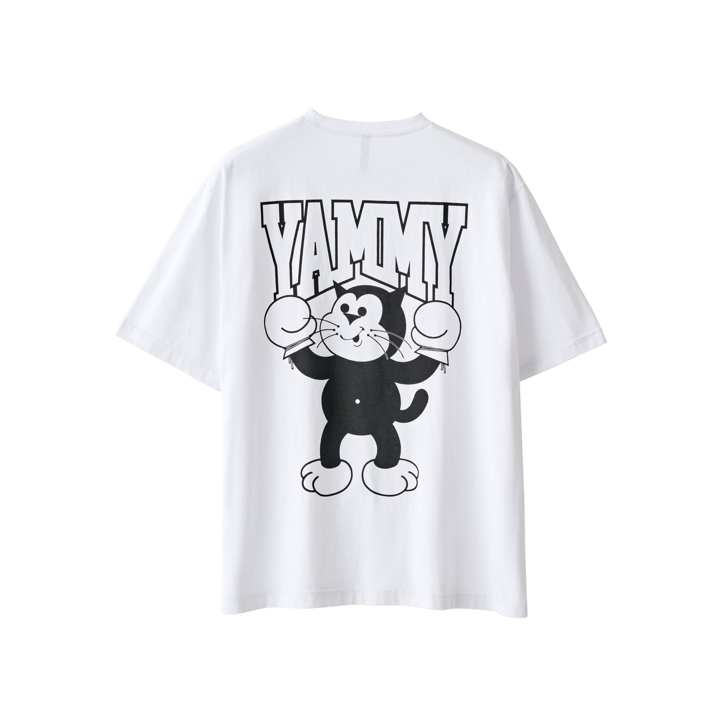 YAMMY Boxing Yam Cat Champ Tee White