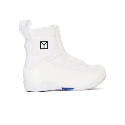 YAMMY Flux Mid Whiteout boxing boots