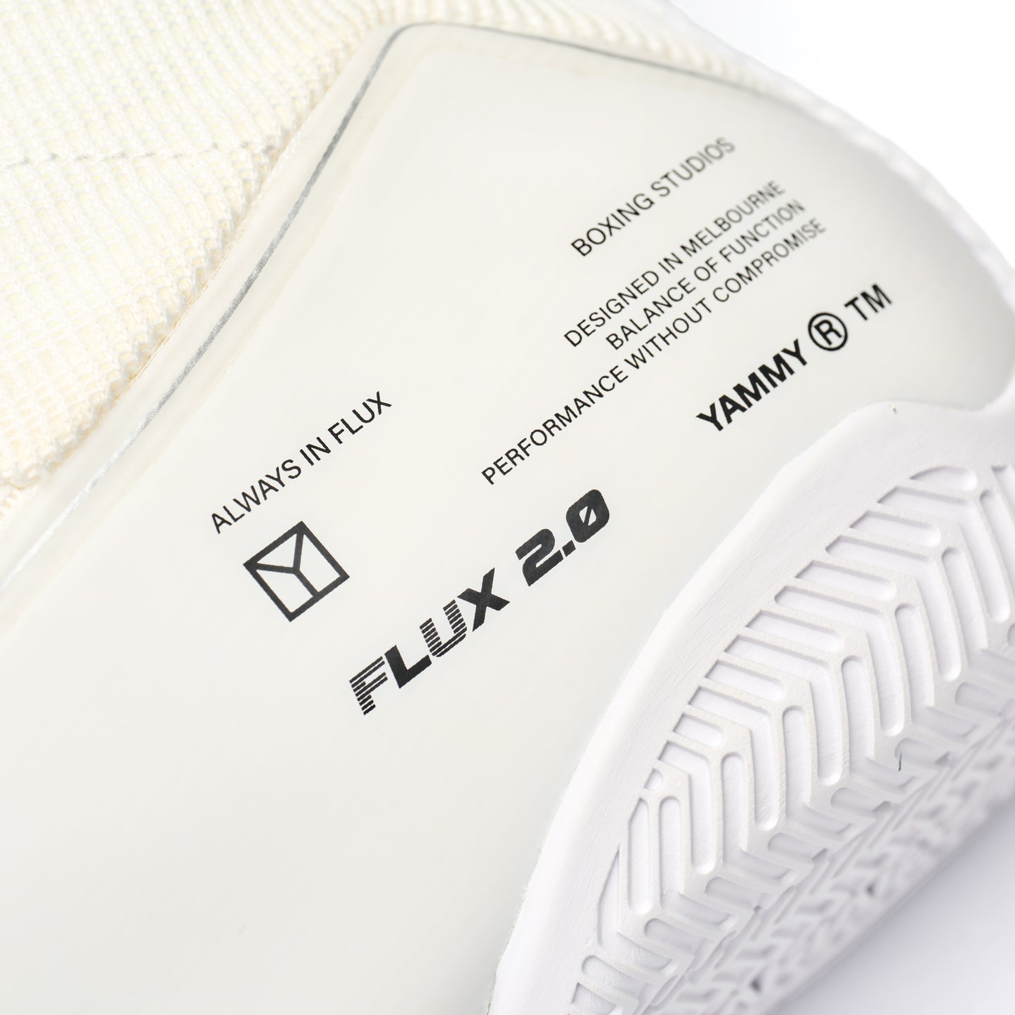 YAMMY Boxing Flux Mid 2.0 Boxing Boots White X-Ray