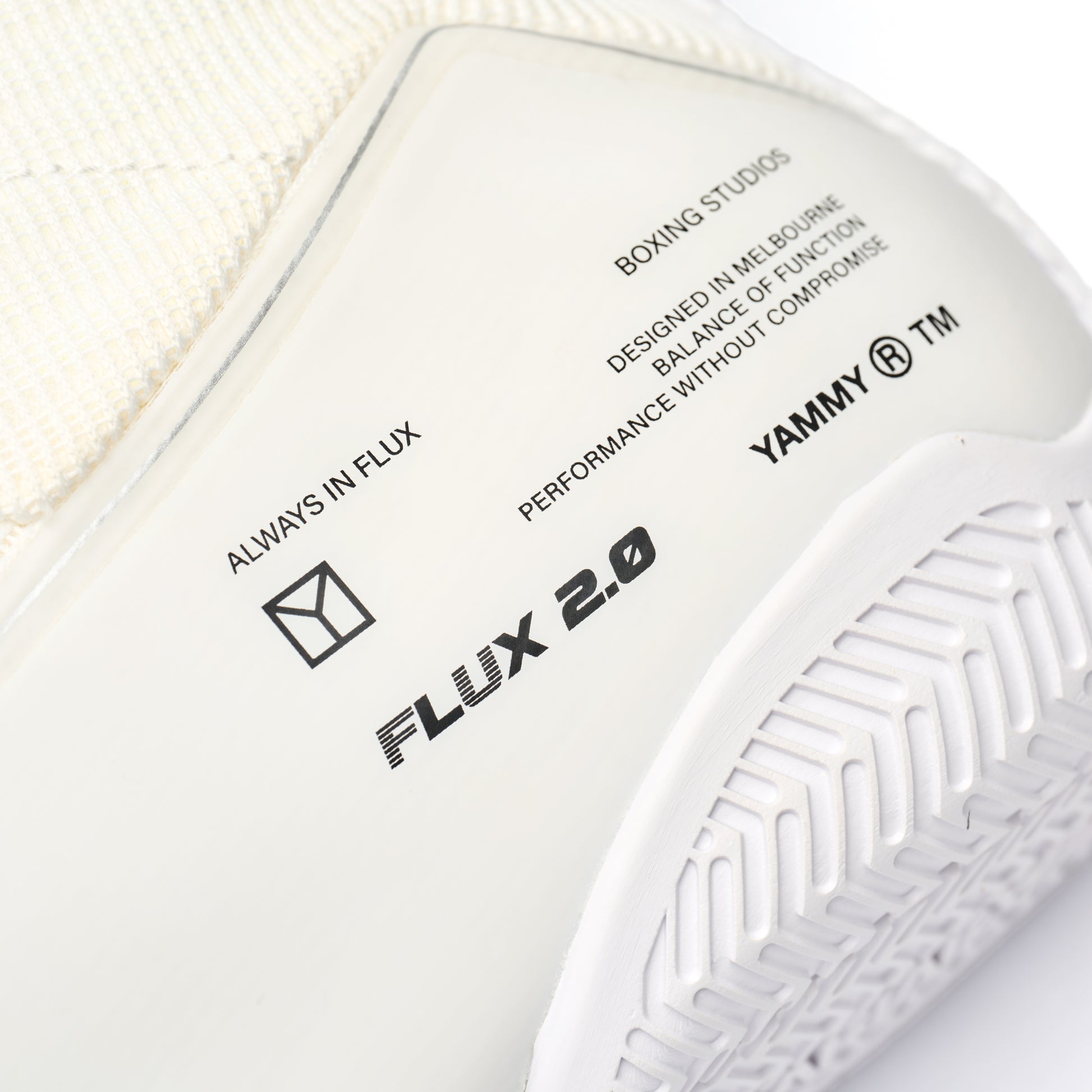 YAMMY Boxing Flux Mid 2.0 Boxing Boots White X-Ray