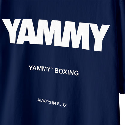 YAMMY Boxing Billboard Tshirt Navy