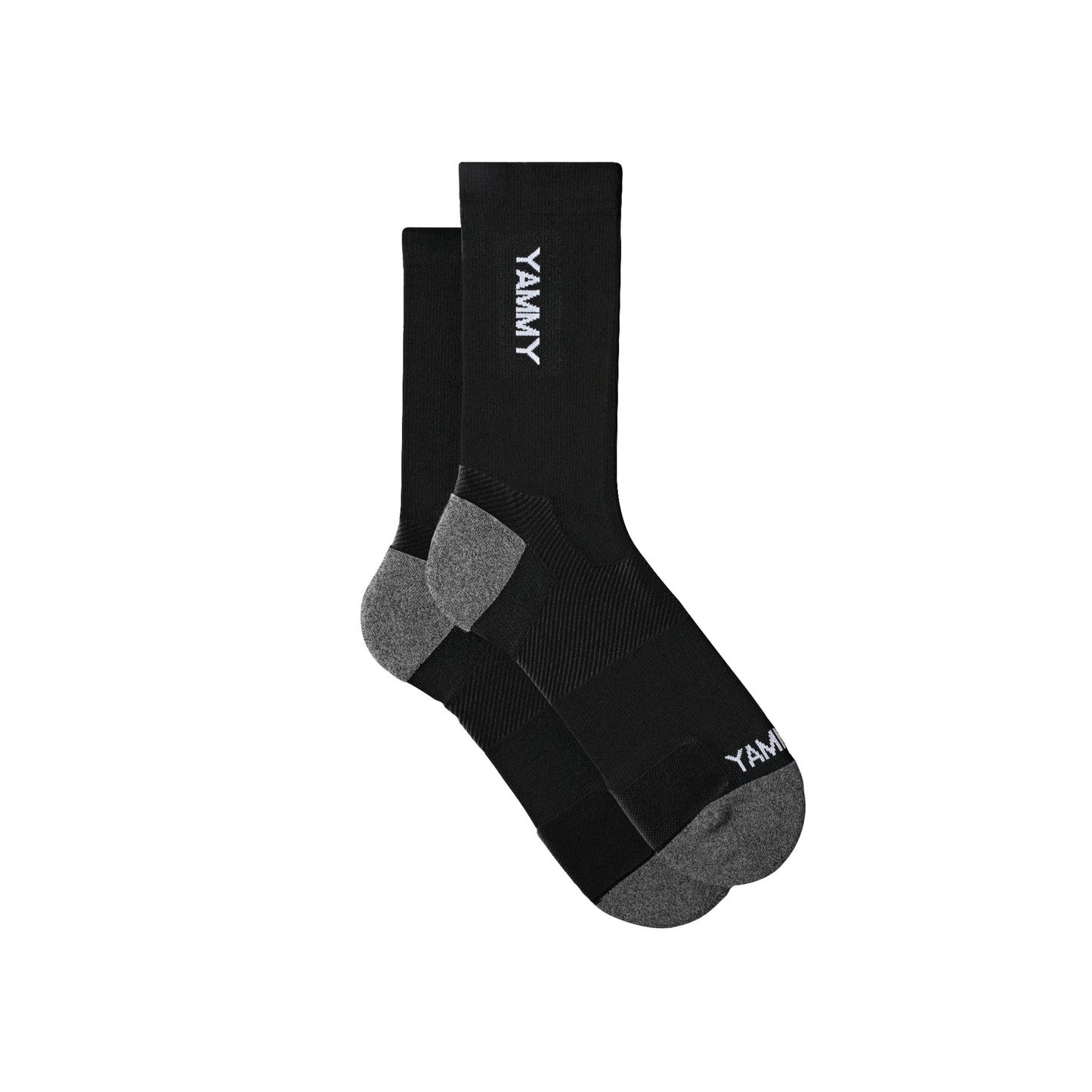 YAMMY BOXING FLUX MID TECH SOCK BLACK/WHITE