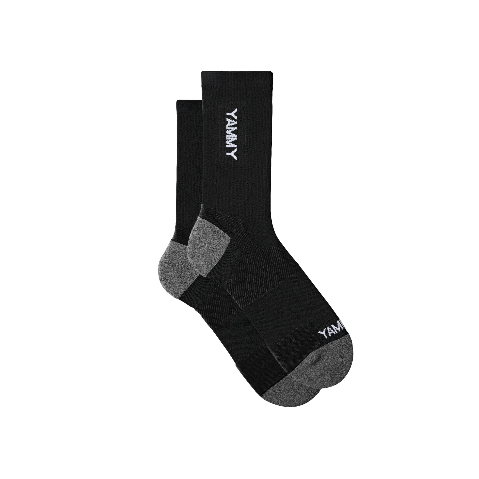 YAMMY BOXING FLUX MID TECH SOCK BLACK/WHITE