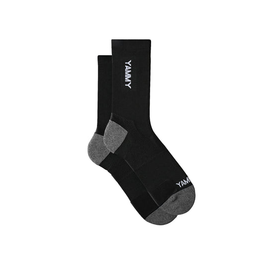 YAMMY BOXING FLUX MID TECH SOCK BLACK/WHITE
