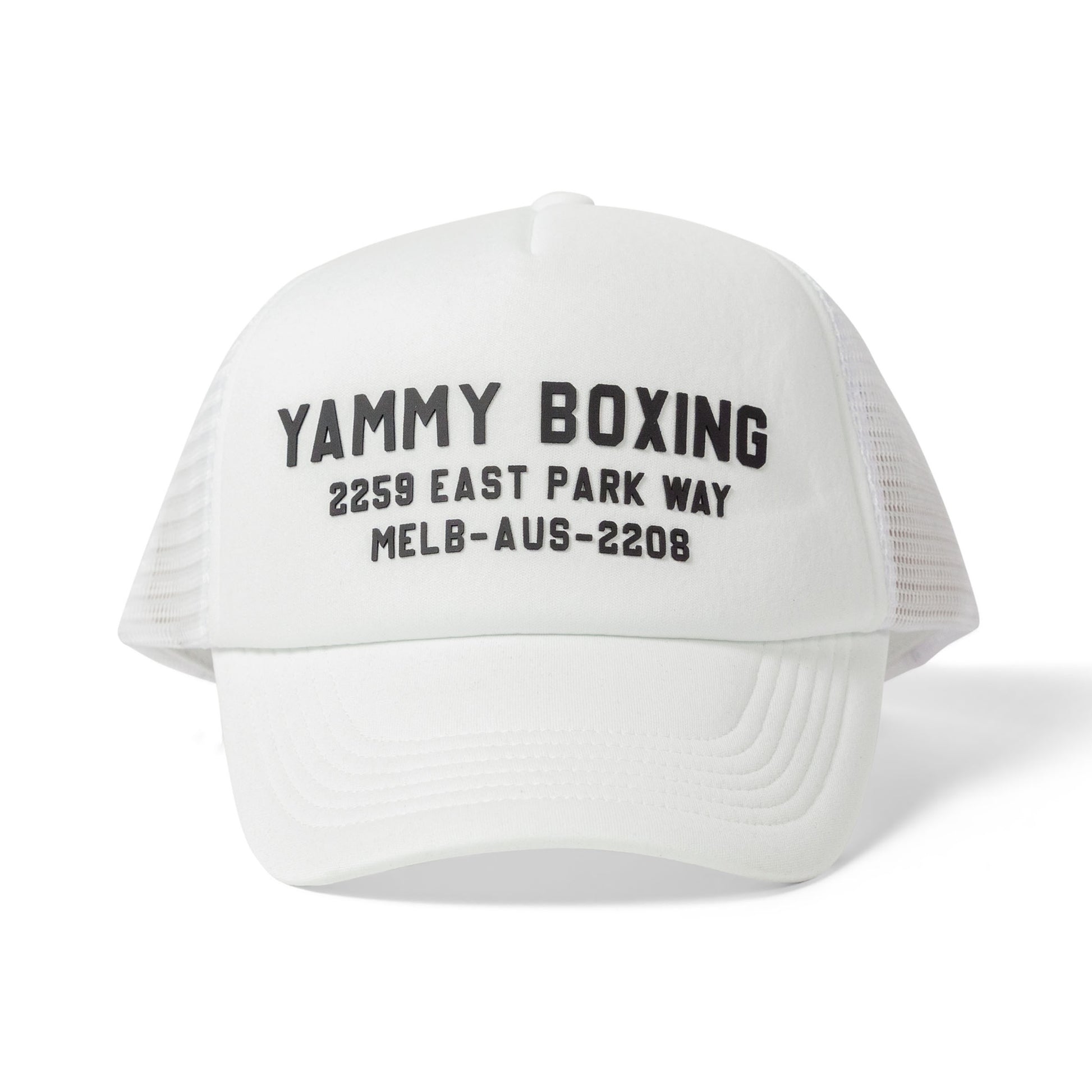 YAMMY Boxing Parkway Trucker Cap White/Black