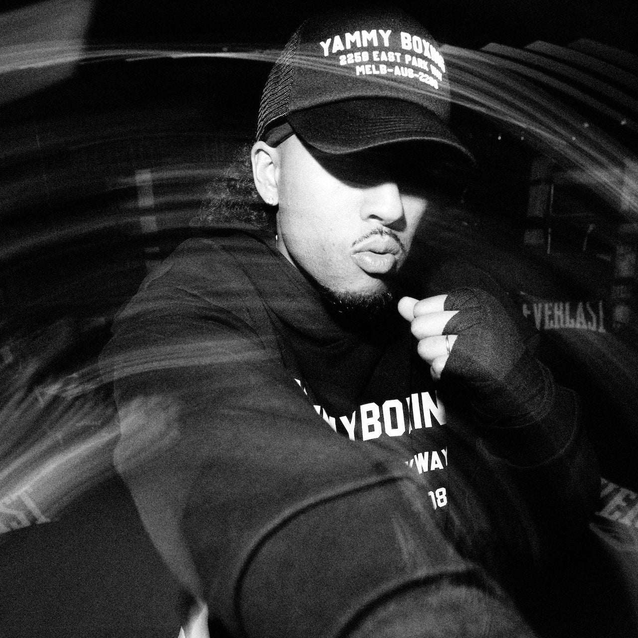 YAMMY Boxing Parkway Trucker Cap Black/White